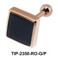 Black Square Upper Ear Unique Design TIP-2350