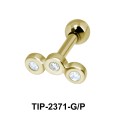 Multiple Stones Helix Ear Piercing TIP-2371