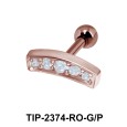 Multiple Stones Helix Piercing TIP-2374