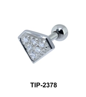 Diamond Shaped Helix Ear Piercing TIP-2378