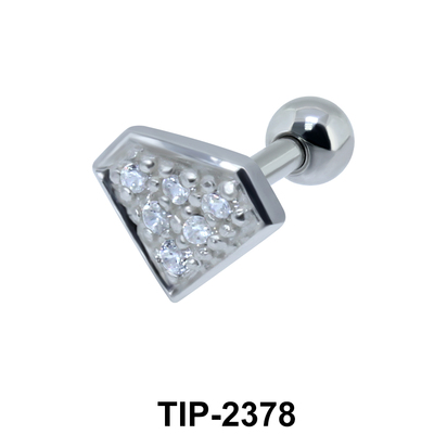 Diamond Shaped Helix Ear Piercing TIP-2378
