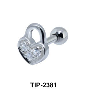 Heart Master Key Helix Ear Piercing TIP-2381