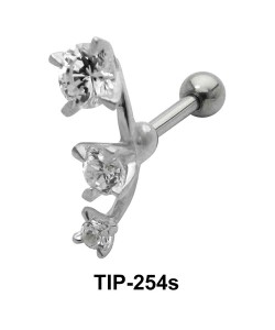 Trident Stone Helix Ear Piercing TIP-254s