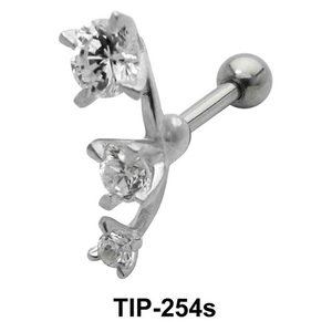 Trident Stone Helix Ear Piercing TIP-254s