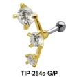 Trident Stone Helix Ear Piercing TIP-254s