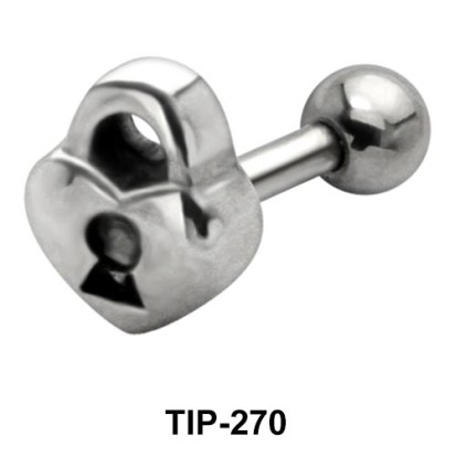 Heart Lock Helix Ear Piercing TIP-270