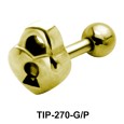 Heart Lock Helix Ear Piercing TIP-270