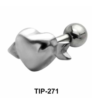 Heart Sign Helix Ear Piercing TIP-271