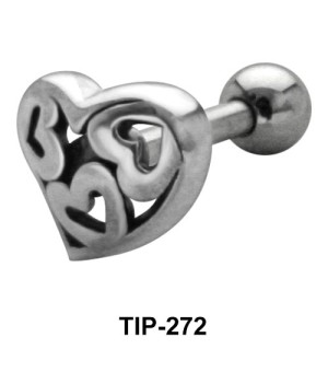 Hearts Helix Ear Piercing TIP-272