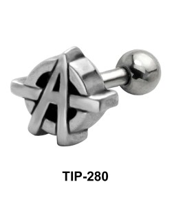 Superhero Sign Shaped Helix Piercing TIP-280