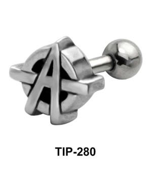 Superhero Sign Shaped Helix Piercing TIP-280