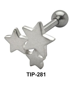 Tri Star Helix Ear Piercing TIP-281