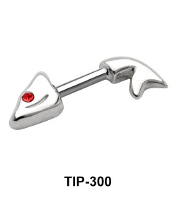 Fish Bone Double Upper Ear Piercing TIP-300