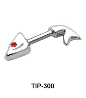 Fish Bone Double Upper Ear Piercing TIP-300