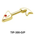 Fish Bone Double Upper Ear Piercing TIP-300