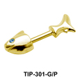 Fat Fish Double Upper Ear Piercing TIP-301