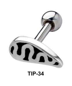 Wavy Design Helix Piercing TIP-34