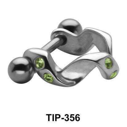 Twisted Dangler Upper Ear Cartilage Mini Shields TIP-356