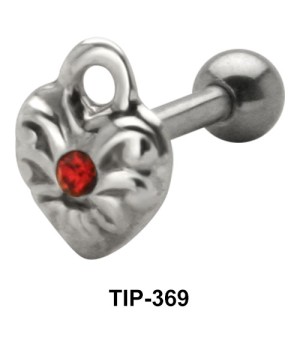 Heart Shaped helix Ear Piercing TIP-369