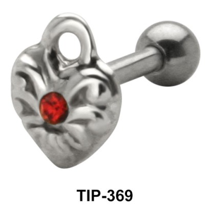 Heart Shaped helix Ear Piercing TIP-369