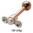 Pearl n Stone Helix Ear Piercing TIP-378p