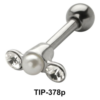 Pearl n Stone Helix Ear Piercing TIP-378p