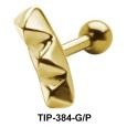 3 Pyramids Shaped Helix Piercing TIP-384