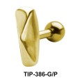 Longish Pyramid Helix Ear Piercing TIP-386