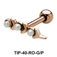 Pearl Set Helix Piercing TIP-40