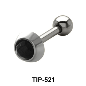 Black Stone Helix Ear Piercing TIP-521