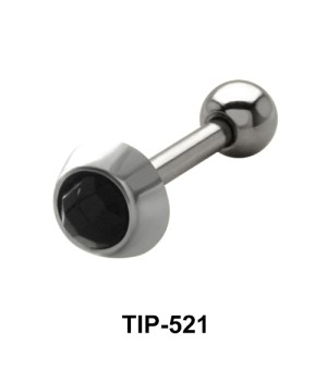 Black Stone Helix Ear Piercing TIP-521