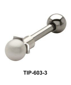 Pearl Set Helix Piercing TIP-603-3