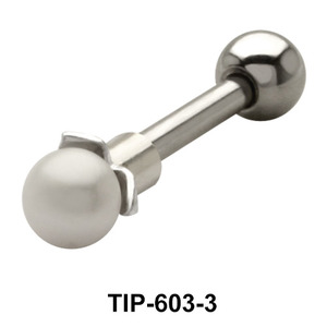 Pearl Set Helix Piercing TIP-603-3