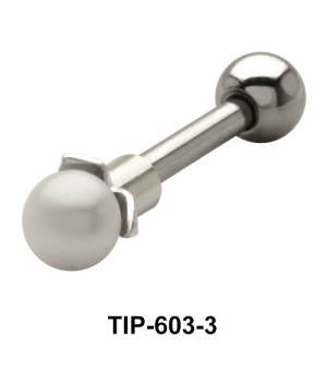 Pearl Set Helix Piercing TIP-603-3