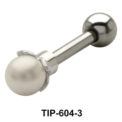 Big Pearl Set Helix Piercing TIP-604