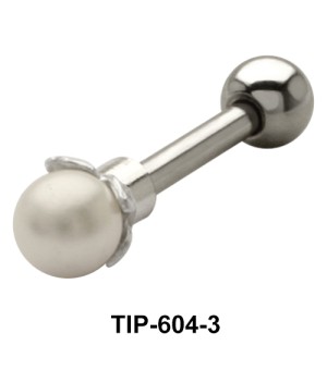 Big Pearl Set Helix Piercing TIP-604