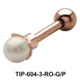 Big Pearl Set Helix Piercing TIP-604