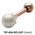 Big Pearl Set Helix Piercing TIP-604