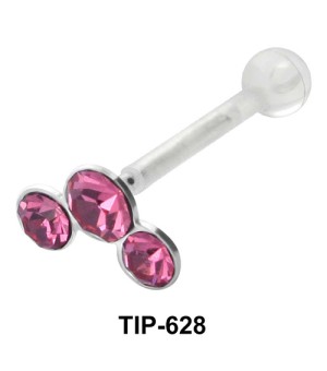 Tri Stone PTFE Internal Barbells TIP-628