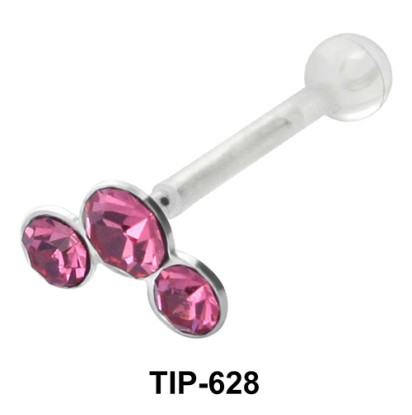 Tri Stone PTFE Internal Barbells TIP-628