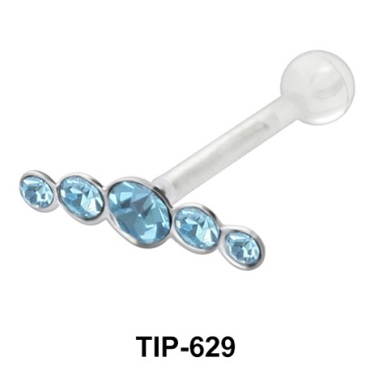 Multistone Upper Ear Piercing TIP-629