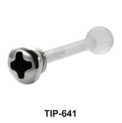 Screw Shaped Upper Ear Piercing TIP-641