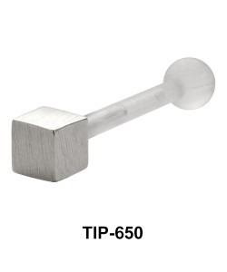 Solid Cube Upper Ear Piercing TIP-650