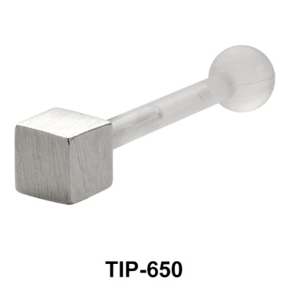 Solid Cube Upper Ear Piercing TIP-650