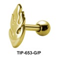 Flame Shaped Assorted Upper Ear Piercing TIP-653