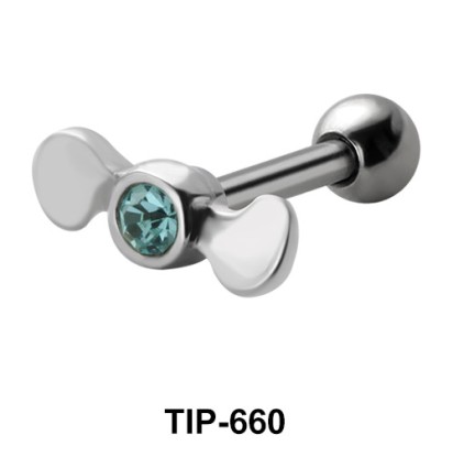 Wings with Stone Assorted Upper Ear Piercing TIP-660
