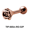 Rose Shaped Helix Piercing TIP-665m