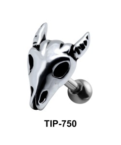 Deer Skull Shaped Helix Piercing TIP-750