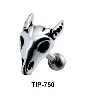 Deer Skull Shaped Helix Piercing TIP-750