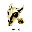 Deer Skull Shaped Helix Piercing TIP-750